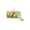 1/8" Brass Single Direction 500 PSI Female NPT Ball Valve  V10-0808-02