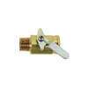 1/4" Brass Single Direction 500 PSI Male NPT - Female NPT Ball Valve  V10-1608-04