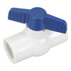1" PVC Full Port 150 PSI Female NPT Ball Valve  V201PVC-100