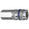 3/8 x 3/8" Steel Industrial Pneumatic Coupler - Female NPT   CH26