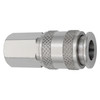 1/4 x 1/4" Steel Universal Pneumatic Coupler - Female NPT   C60