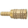 1/4 x 3/8" Brass ARO 210 Pneumatic Coupler - Hose Barb   C38-44B
