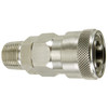 1/4 x 1/2" Stainless Steel Japanese Pneumatic Coupler - Male NPT   40SM-SS
