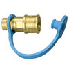 1/4 x 1/4" Brass High Pressure Natural Gas Coupler - Female NPT   C632HP-04