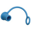 1/2" Blue Rubber Natural Gas Nipple Cap   C639-08