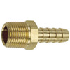 3/4 x 3/4" Brass Hose Barb - Male NPT Coupler   G21B-075-075