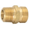 3/8 x 3/8" Brass Male NPT - Air Brake Hose Adapter   G1619AB-06-06
