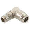 1/4 x 5/32" Nickel Plated Brass Male NPT - Push-To-Connect 90° Elbow   G6096P-04-02.5