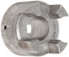 3/4" Shaft Lovejoy® Type CJ28/38B Curved Jaw Style Coupling Half   CJ28/38B-HUB-AL-3/4-3/16X3/32KW