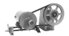1-5/8" Shaft Lovejoy® Hexadrive® Model 23220 Spring Loaded Driver Pulley   23220-1-5/8-PULLEY
