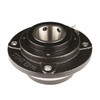 110mm Four Bolt Type-E Taper Roller Bearing Piloted Flange - Double Locking Collar  E-PF-TRB-110MM