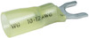 5 Pc. 12-10 AWG #10 Polyolefin Insulated Heat Shrink Fork Connector  6025-BP