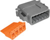 10 Pc. 24-16 AWG 12-Way Deutsch "DTM" Plug & Wedgelock  7920-34