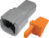 10 Pc. 24-16 AWG 4-Way Deutsch "DTM" Receptacle & Wedgelock  7934-34