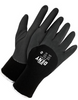 Winter Deny® Nitrile Coated Terry Lined Nylon Knit Glove Black  99-9-265