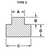 Step Type SAE 3/8 x 1/2 x 12" Zinc Plated Steel Keystock (low profile)  SK-10-2