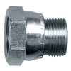 1"-14 x 1-3/16"-12 Steel Female ORFS Swivel - Male ORFS Connector  S3935-1012