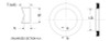 Nitrile Butadiene (NBR) 90 Durometer SAE Back-Up Ring  574-012