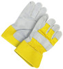 Split Cowhide Canvasback Fitter Fleece Lined Yellow  30-1-1008Y