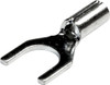 100 Pc. 26-22 AWG #4 Non-Insulated Fork Connector  1422-16