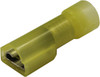 100 Pc. 12-10 AWG .250" Nylon Fully Insulated Single Bump Female Spade Connector  2265-16