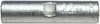 100 Pc. 22-18 AWG Non-Insulated Brazed Seam Butt Connector  2600-CS