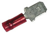 100 Pc. 22-18 AWG .250" Nylon Insulated Male Spade Connector  2956-CS