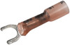 25 Pc. 20-18 AWG #10 Polyolefin Insulated "Crimp-Solder-Seal" Fork Connector  3525-15