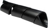 1" (1 ~ 7") x 100' Black Spiral Wrap  5124-0-C