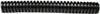 1/2" x 50' Black Polyethylene Convoluted Split Loom  5142-B