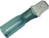 100 Pc. 16-14 AWG .250" Polyolefin Insulated Heat Shrink Male Spade Connector  5956-C