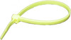 100 Pc. 4" 18 lb. Yellow Standard Cable Tie  7063-7-C