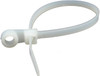 25 Pc. 11.5" 50 lb. Natural Standard Cable Tie w/Mount Tab   7075-PK