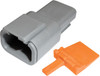 10 Pc. 24-16 AWG 3-Way Deutsch "DTM" Receptacle & Wedgelock  7932-34