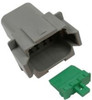 20-14 AWG 8-Way Deutsch "DT" Plug & Wedgelock  7998-11