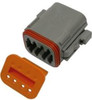 10 Pc. 20-14 AWG 8-Way Deutsch "DT" Receptacle & Wedgelock  7999-34