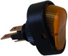 SPST Amber Illuminated On-Off Oval Rocker Switch  9411-7-11