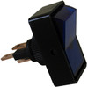 SPST Blue Illuminated On-Off Rectangular Rocker Switch  9412-1-11