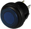 SPST Blue On-Off Push Button Switch  9416-1-11