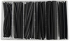 75 Pc. 1/8 ~ 3/4" x 6" Black Single Wall 2:1 Shrink Tube Assortment Kit  30604-91