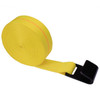 Yellow Nylon Flat J-Hook Winch Strap 4" x 40'  12248