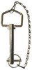Folding Handle Hitch Pin w/Chained Lynch Pin 1-1/8 x 6-1/4"  66287