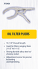 Oil Filter Wrench Plier  77363