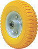 10" - 4.10/3.50 R4 Yellow Flat Free Offset Hub Hand Truck Wheel  80107