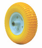13" - 5.00 R6 H/D Yellow Flat Free Offset Hub Hand Truck Wheel  80115