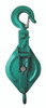 3" Single Sheave Snatch Block w/Swivel Hook & Bottom Eye - 1/2 Ton  80360