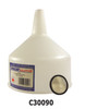 Cluthe® Plastic Funnel w/ Filter 9"  C30090