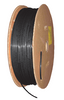 1/8" x 100' Non-Reinforced Black Nylon DOT Type 3A Tube  1485-2-100