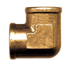 1/8" Forged Brass Female NPT 90° Elbow  100-A