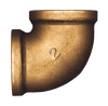 1/2" Cast Brass Female NPT 90° Elbow  100CA-D